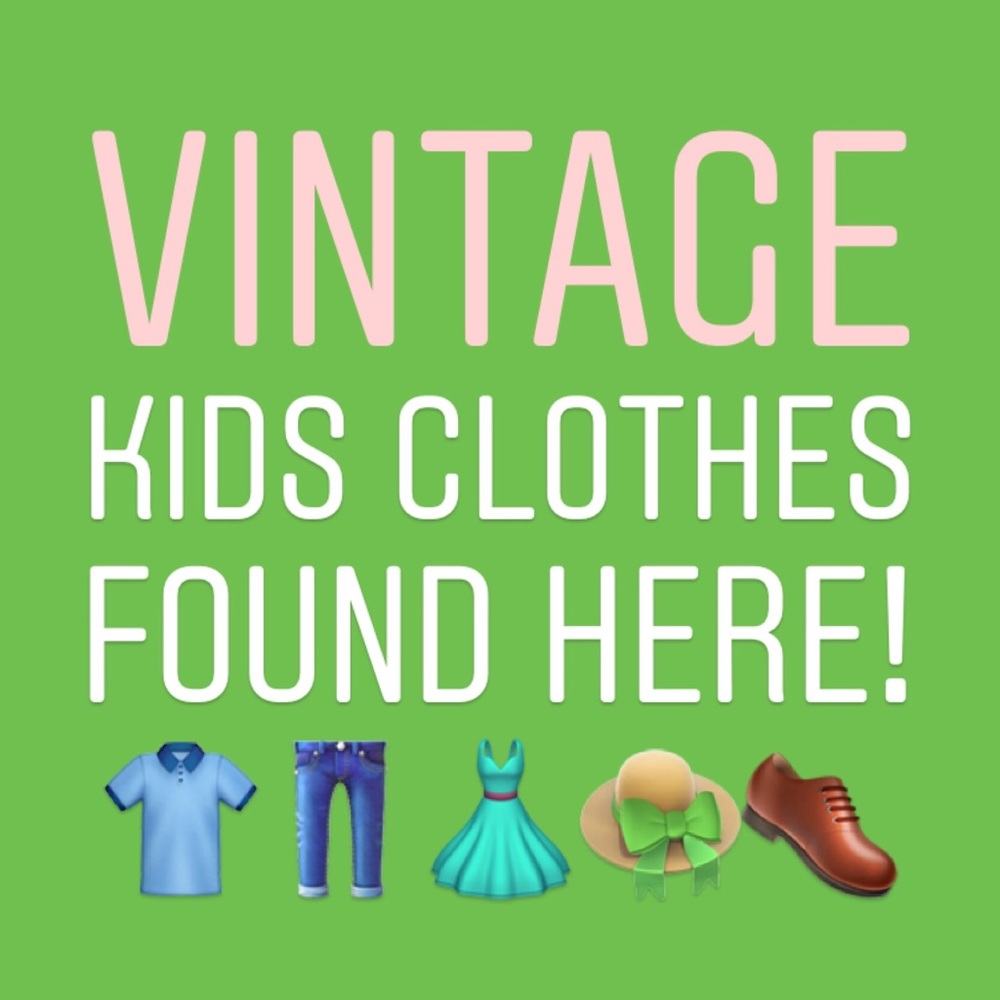 Vintage Kids Clothes